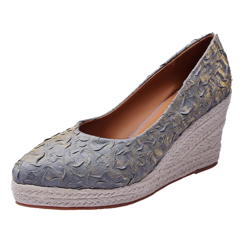 8cm Size 34-42 Breathable Comf - đánh giá và giá Espadrille Slip On