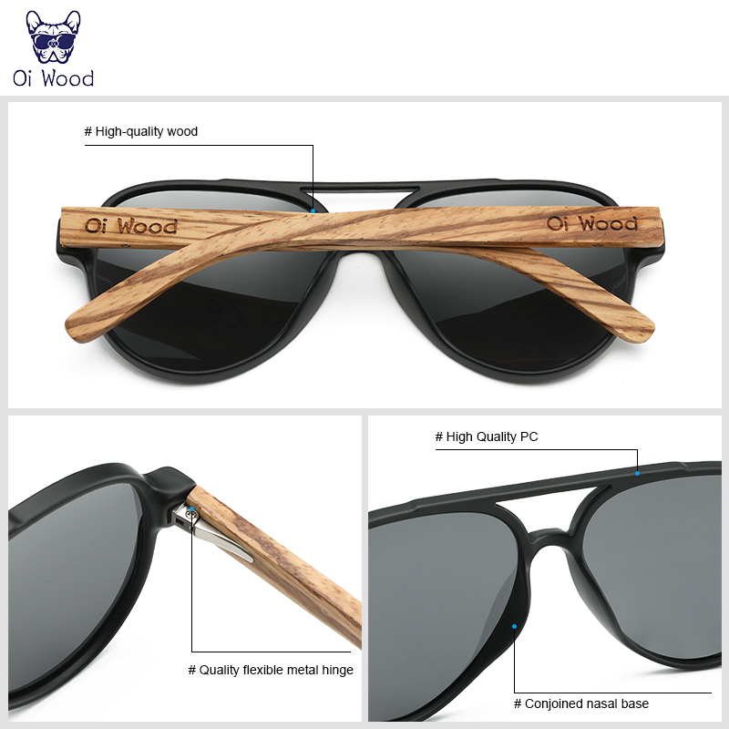 Oi Wood Sunglasses For Women M - đánh giá và giá Sunglasses Aviator Polarized