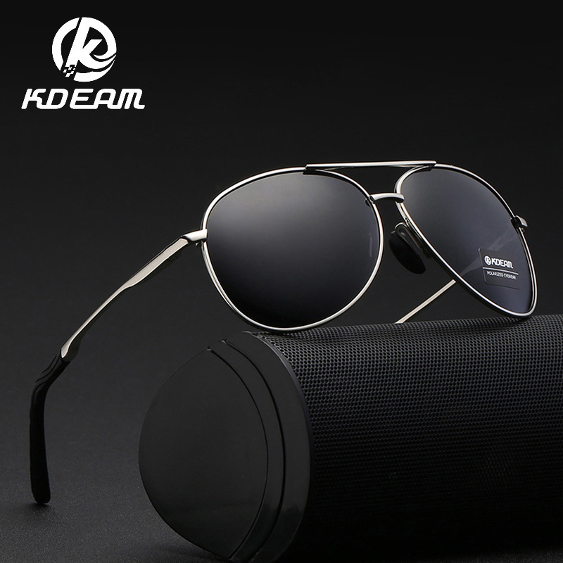KDEAM Brand Black Pilot Sungla - đánh giá và giá Sunglasses Aviator Polarized