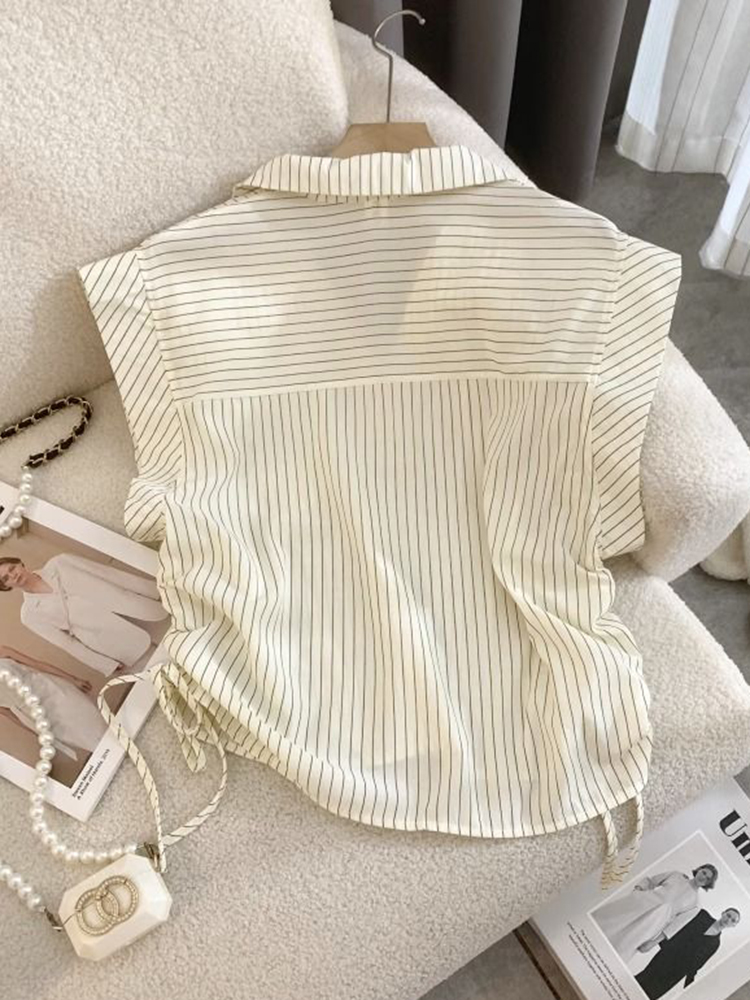 Jmprs Striped Letter Shirt Wom - đánh giá và giá Shirt Camp Collar