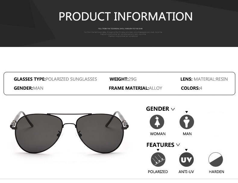 Sunglasses Men  Polarized Fash - đánh giá và giá Sunglasses Aviator Polarized