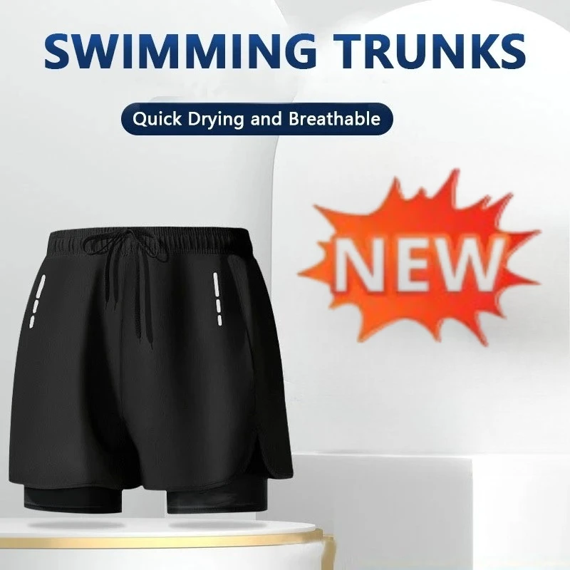 Men's 2‑in‑1 Swim Trunks Quick - đánh giá và giá Swim Trunk Quick Dry