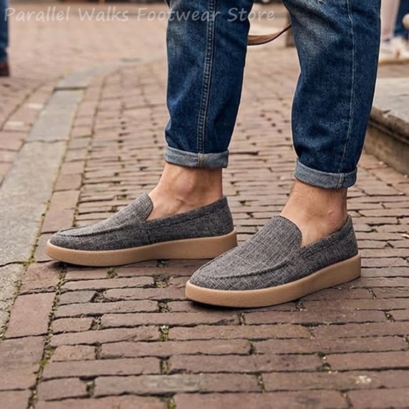 Men's Canvas Slip On Loafers B - đánh giá và giá Espadrille Slip On