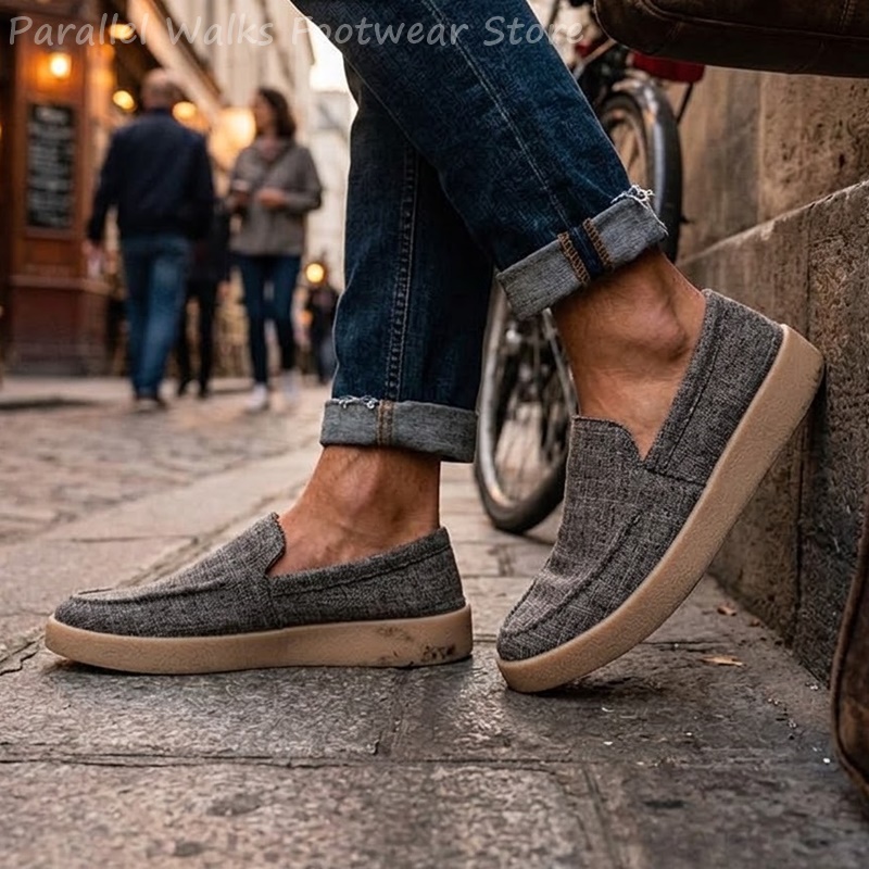 Men's Canvas Slip On Loafers B - đánh giá và giá Espadrille Slip On