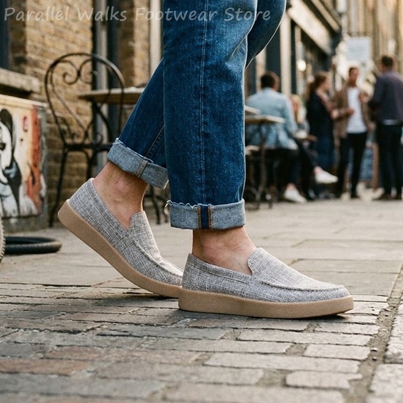 Men's Canvas Slip On Loafers B - đánh giá và giá Espadrille Slip On
