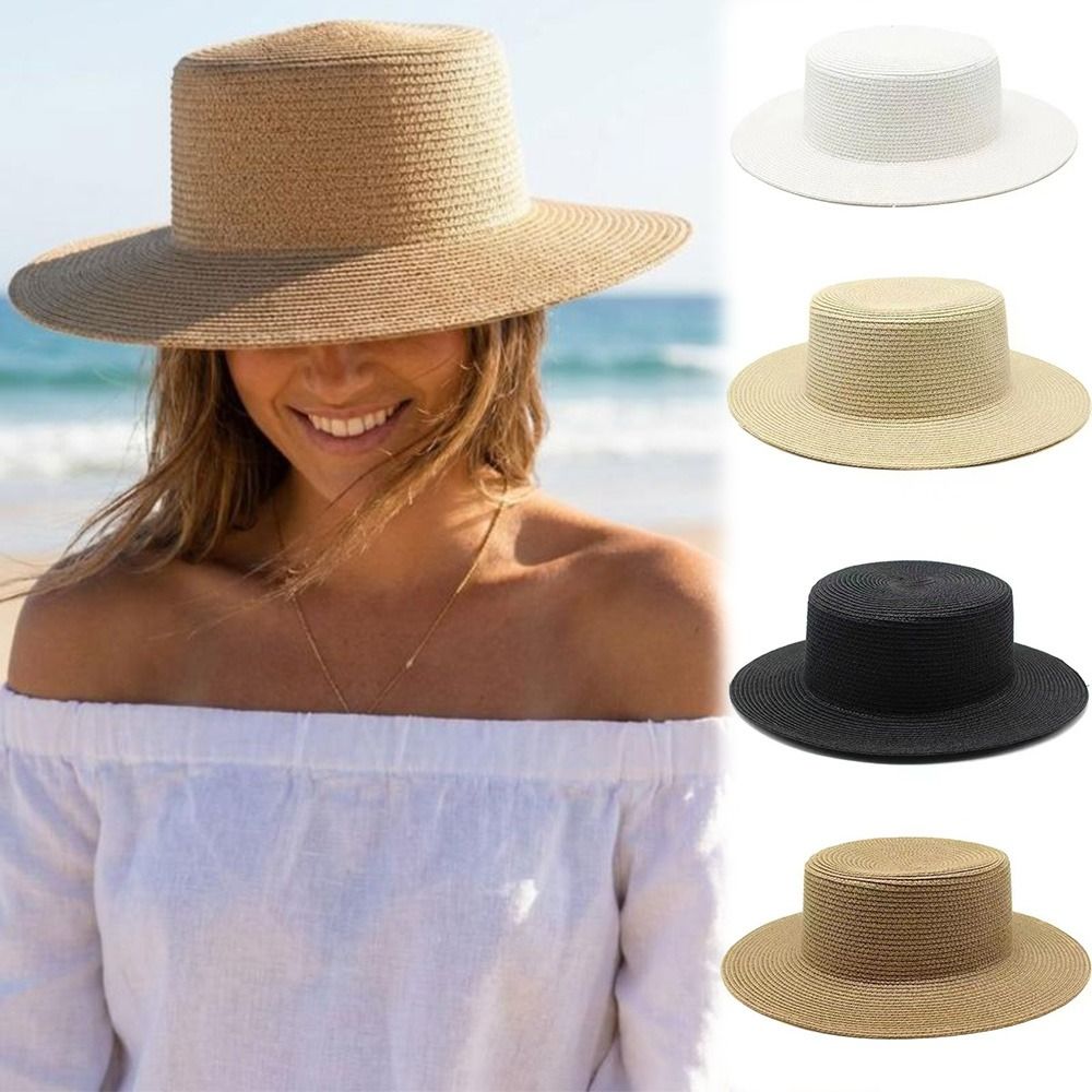 Fashionable Wide Brim Straw Ha - đánh giá và giá Bucket Hat Straw